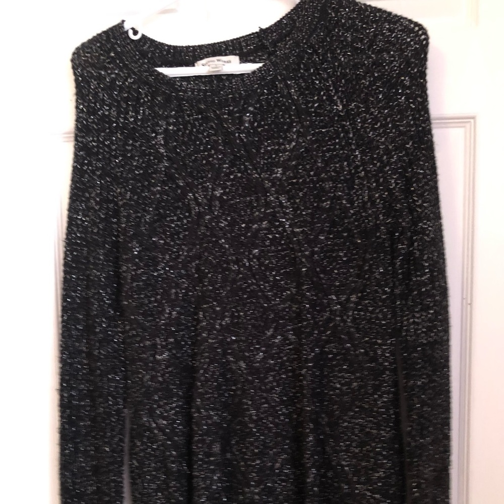 Black & silver sweater